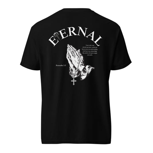 Embroidered Eternal Prayer T-Shirt