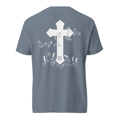 Embroidered Eternal Cross T-Shirt