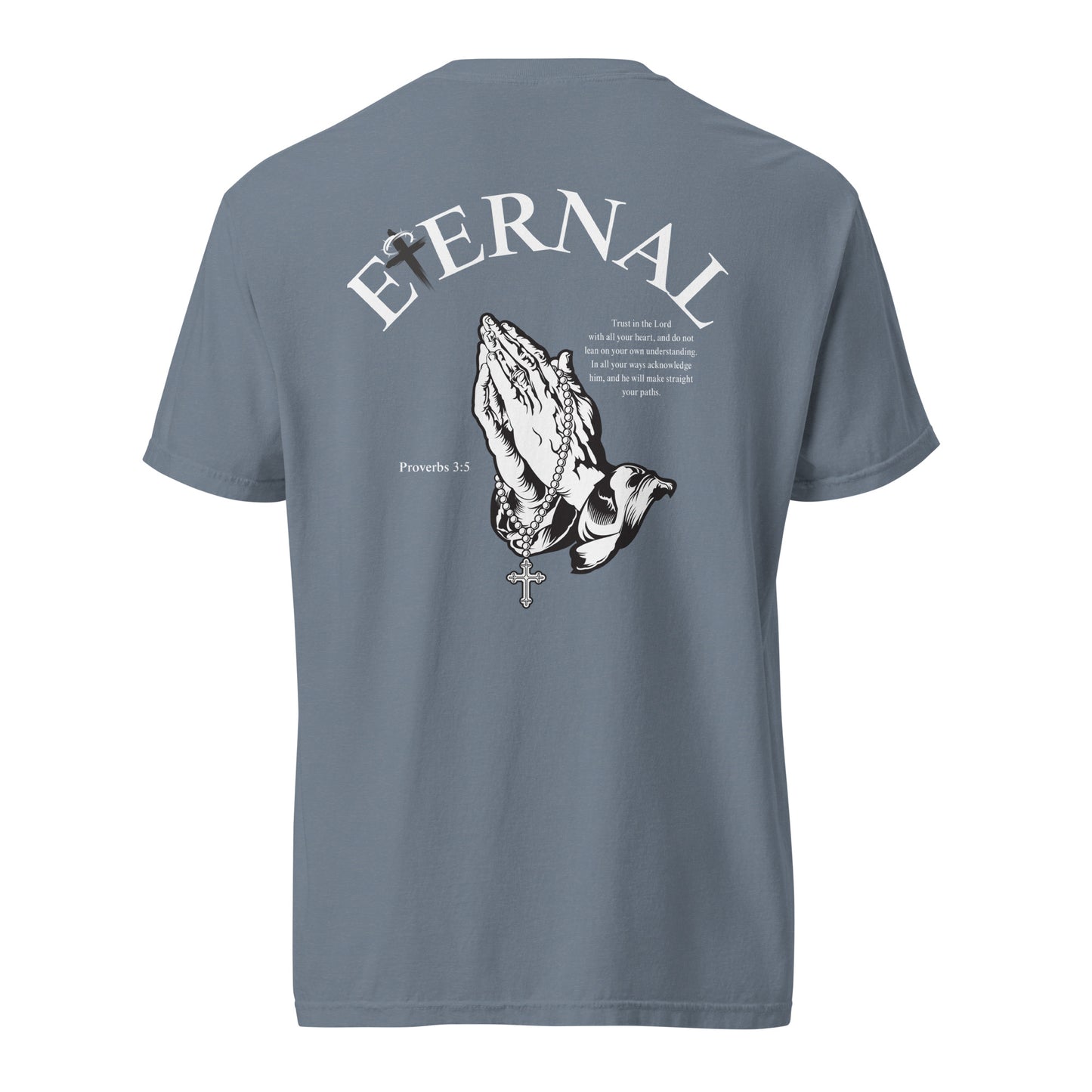 Embroidered Eternal Prayer T-Shirt