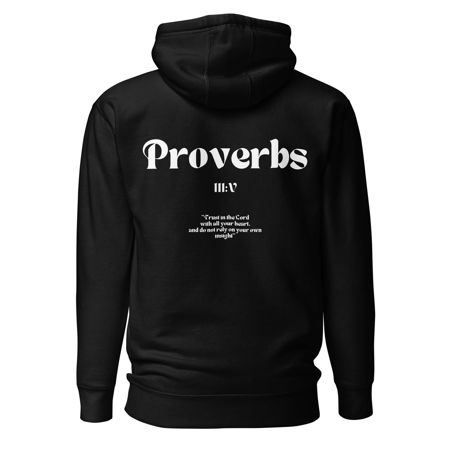 Embroidered Eternal Proverbs III:V Hoodie V2