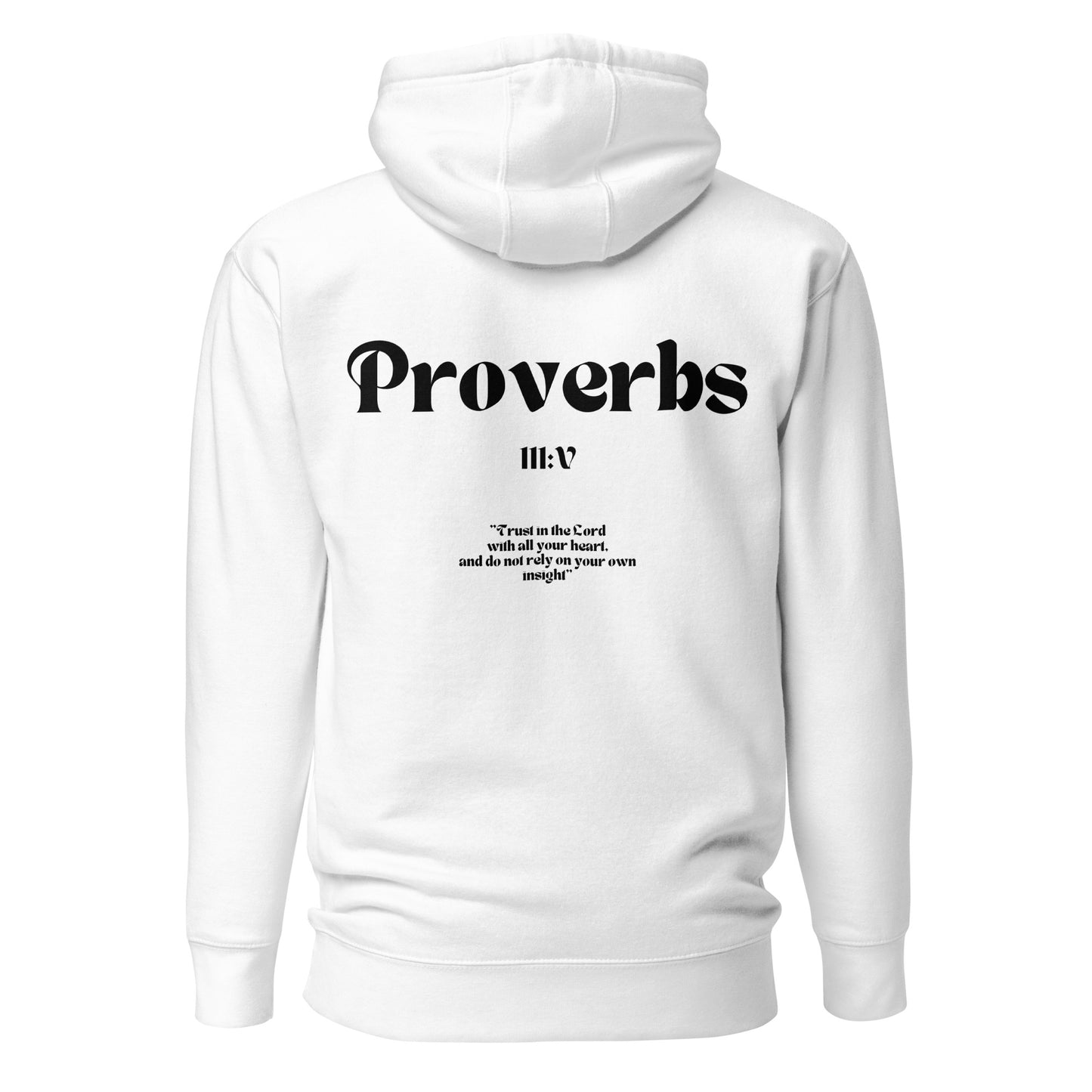 Embroidered Eternal Proverbs III:V Hoodie